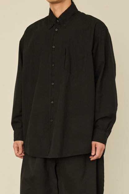 i'm here : " CUT OFF " SHIRT : / BLACK