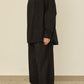 i'm here : " CUT OFF " SHIRT : / BLACK