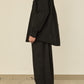 i'm here : " CUT OFF " SHIRT : / BLACK