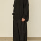 i'm here : " CUT OFF " SHIRT : / BLACK