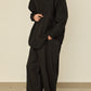 i'm here : " CUT OFF " SHIRT : / BLACK