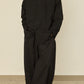 i'm here : " CUT OFF " SHIRT : / BLACK