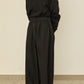 i'm here : " SLIT " PANTS :  / BLACK