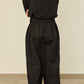 i'm here : " SLIT " PANTS :  / BLACK