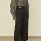 UN(I)FORM " SLIT " PANTS : / BLACK