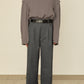 UN(I)FORM " SLIT " PANTS : / GRAY