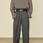 UN(I)FORM " SLIT " PANTS : / GRAY