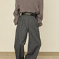 UN(I)FORM " SLIT " PANTS : / GRAY