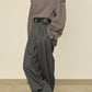 UN(I)FORM " SLIT " PANTS : / GRAY