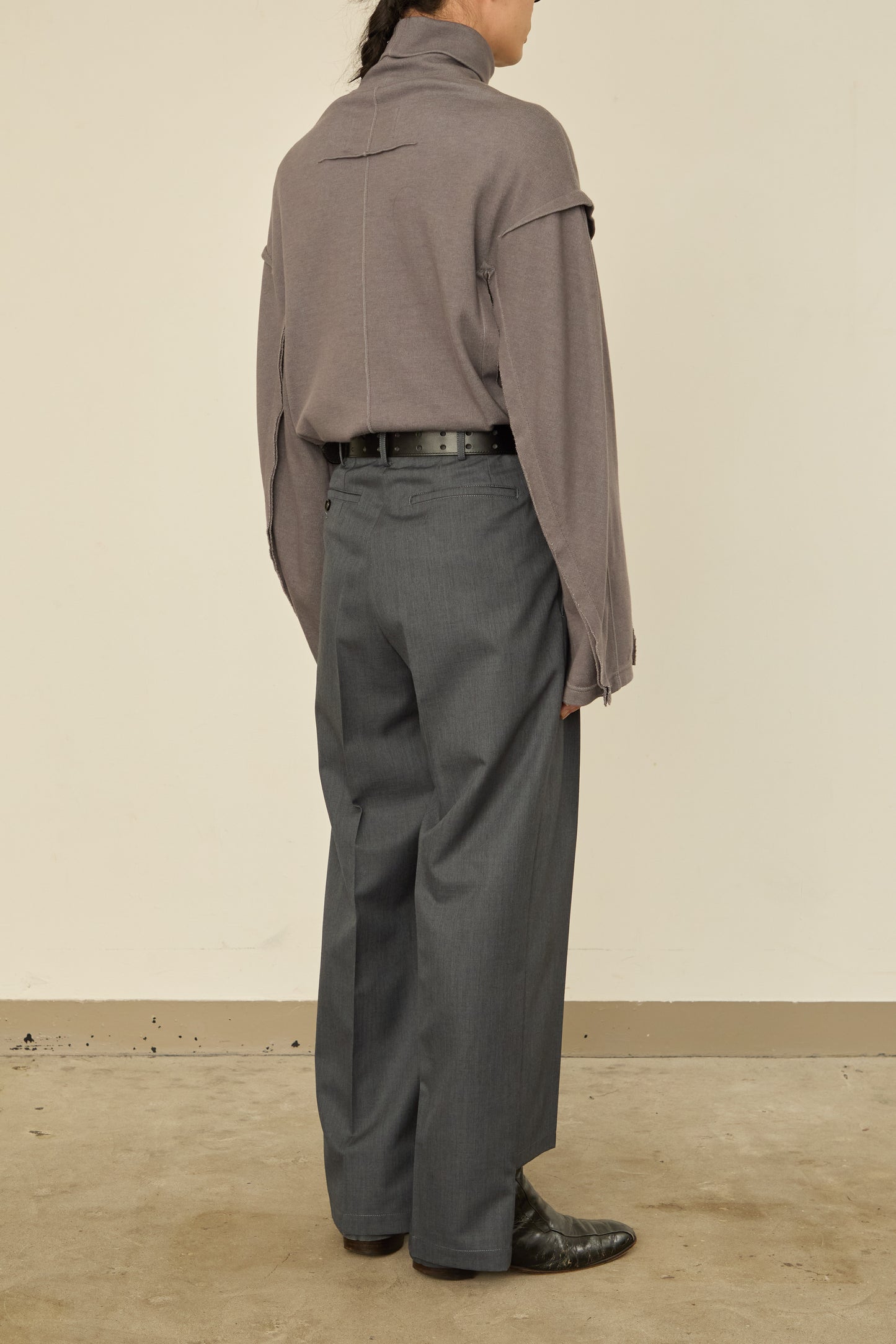 UN(I)FORM " SLIT " PANTS : / GRAY
