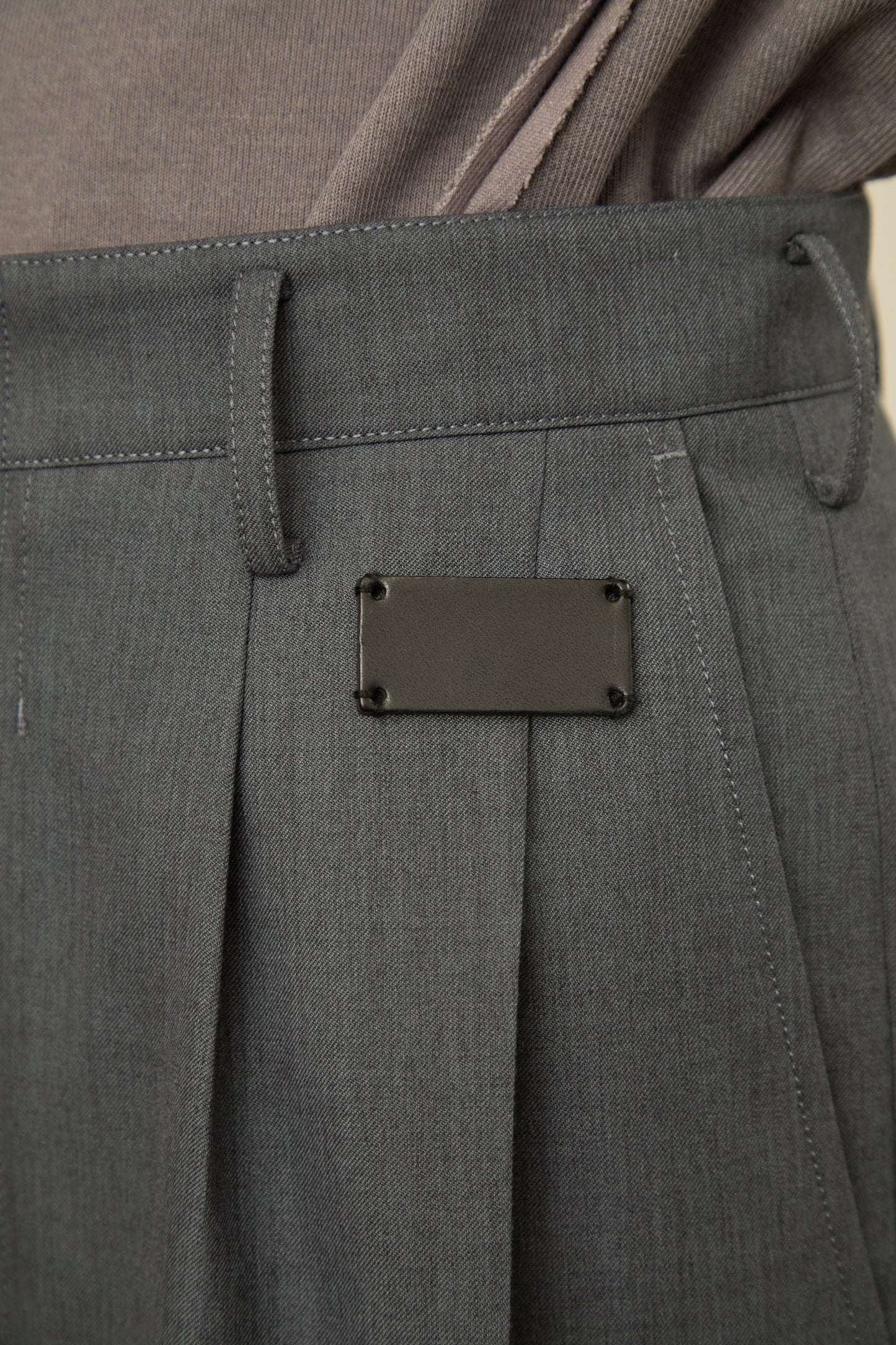 UN(I)FORM " SLIT " PANTS : / BROWN