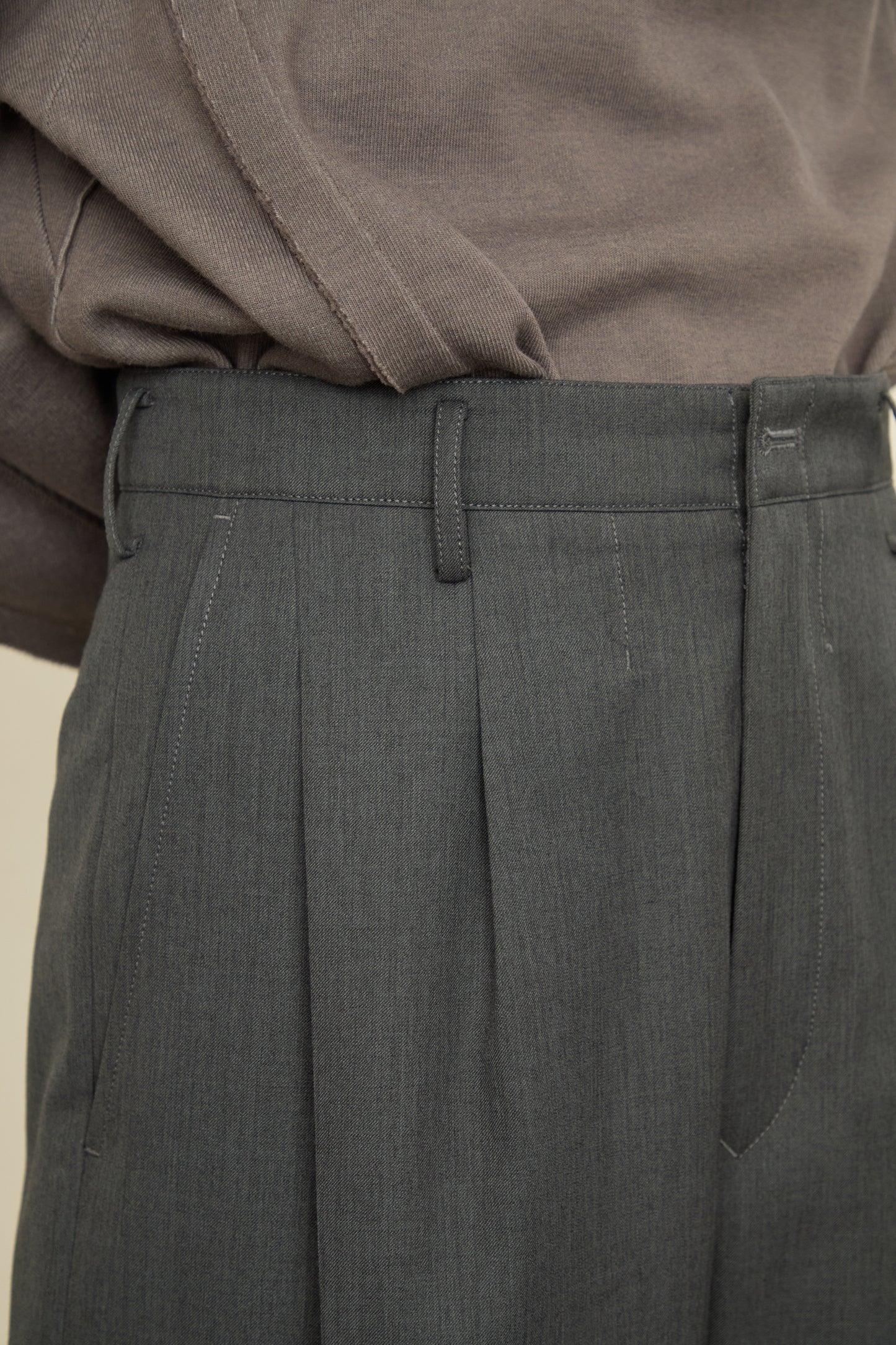 UN(I)FORM " SLIT " PANTS : / GRAY