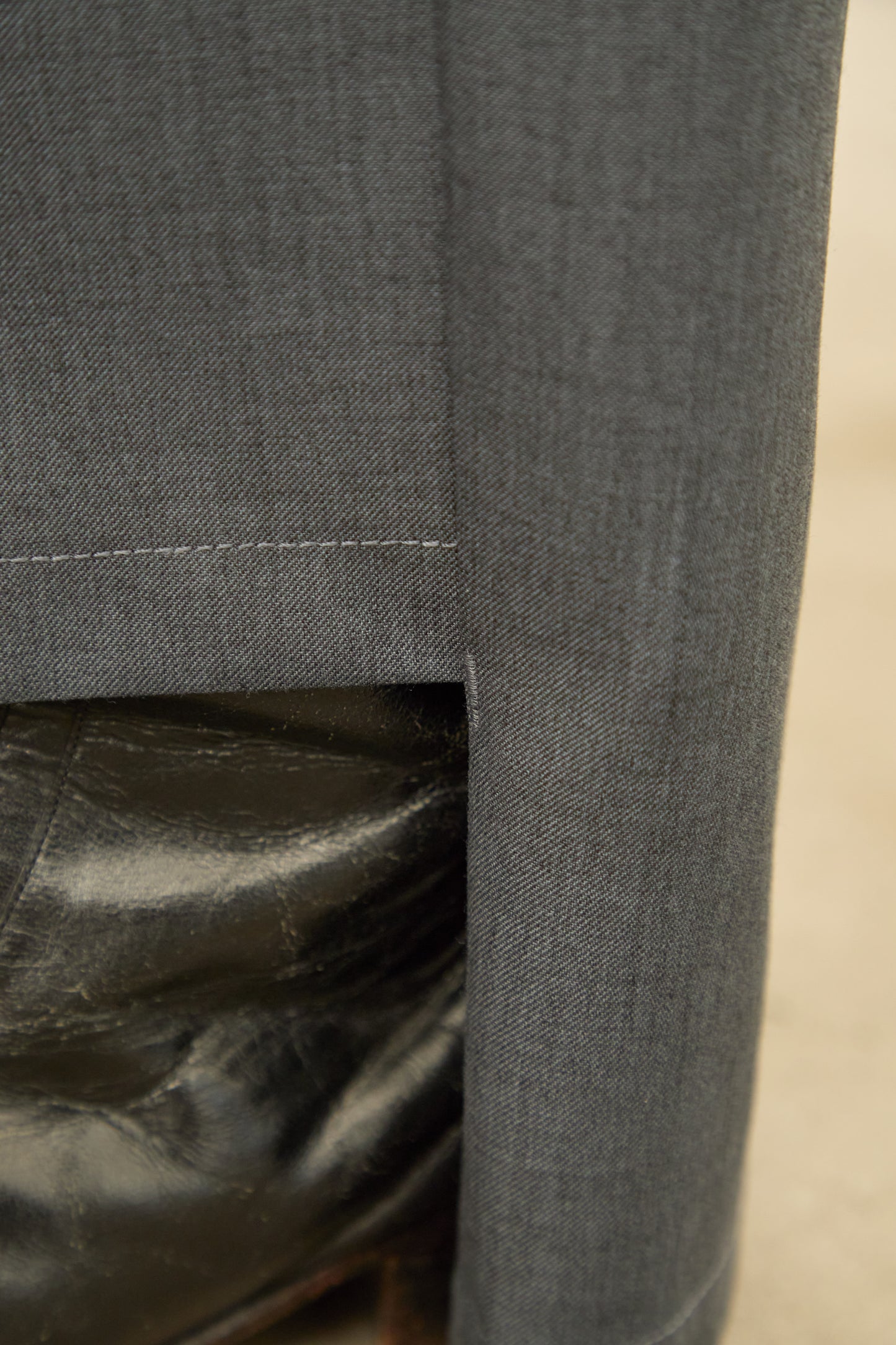 UN(I)FORM " SLIT " PANTS : / GRAY