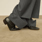 UN(I)FORM " SLIT " PANTS : / BROWN