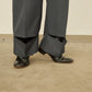 UN(I)FORM " SLIT " PANTS : / GRAY