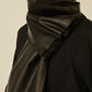 i'm here : " LEATHER " SCARF : / BROWN