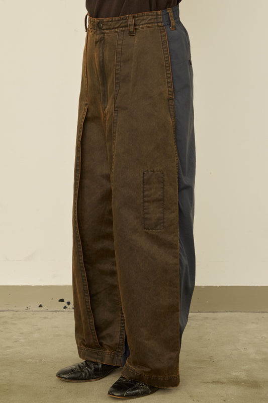 i'm here : " DOCKING " PANTS : / BROWN