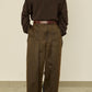 i'm here : " DOCKING " PANTS : / BROWN