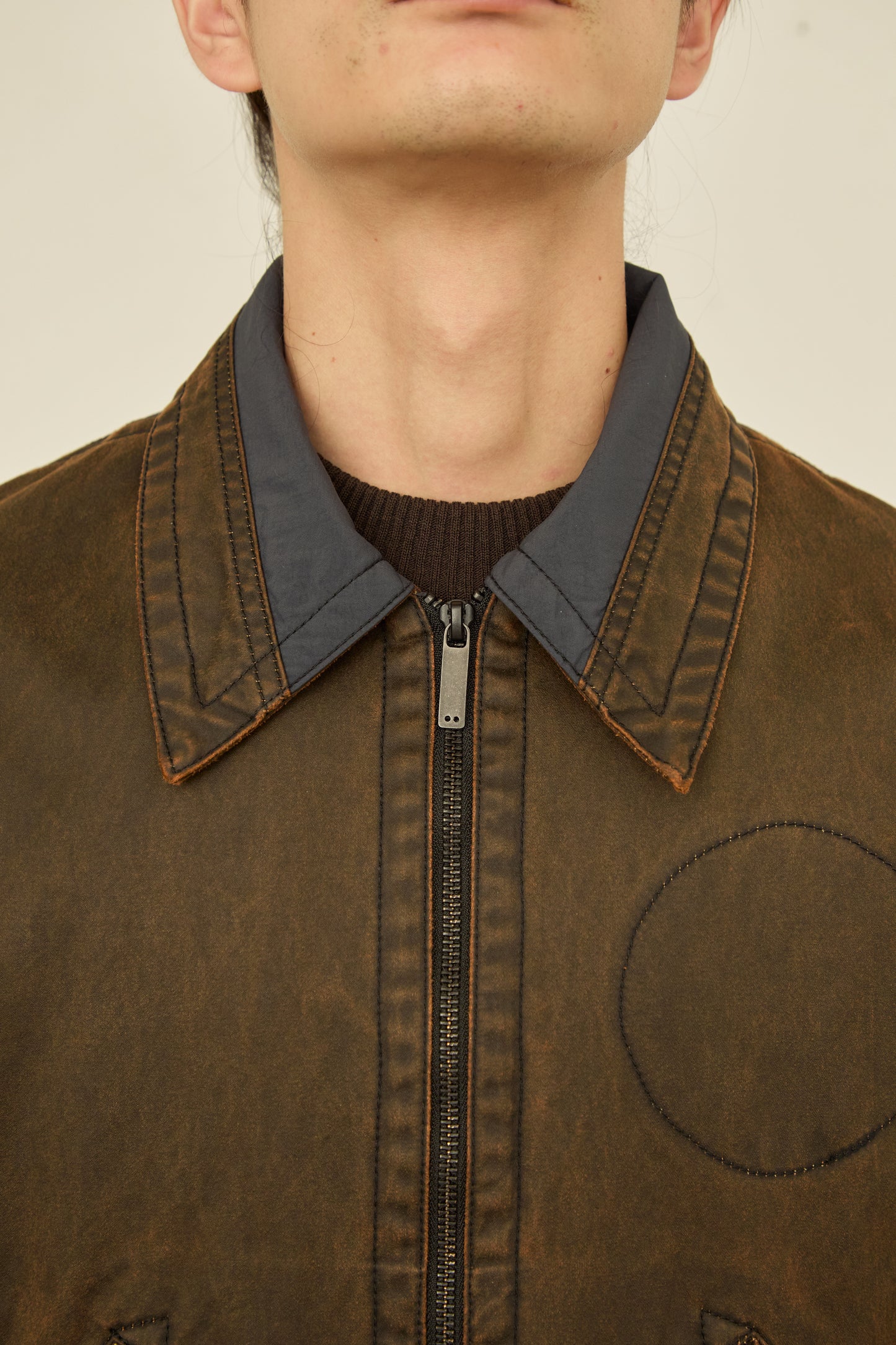 i'm here : " DOCKING " JACKET : / BROWN