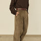 i'm here : " TWIST " CORDUROY PANTS : / BEIGE