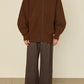 i'm here : " SWITCH " DRIVER`S KNIT : / BROWN