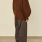 i'm here : " SWITCH " DRIVER`S KNIT : / BROWN
