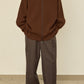 i'm here : " SWITCH " DRIVER`S KNIT : / BROWN