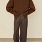 i'm here : " SWITCH " DRIVER`S KNIT : / BROWN