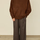 i'm here : " SWITCH " DRIVER`S KNIT : / BROWN