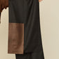 i'm here : " LEATHER " SCARF : / BROWN
