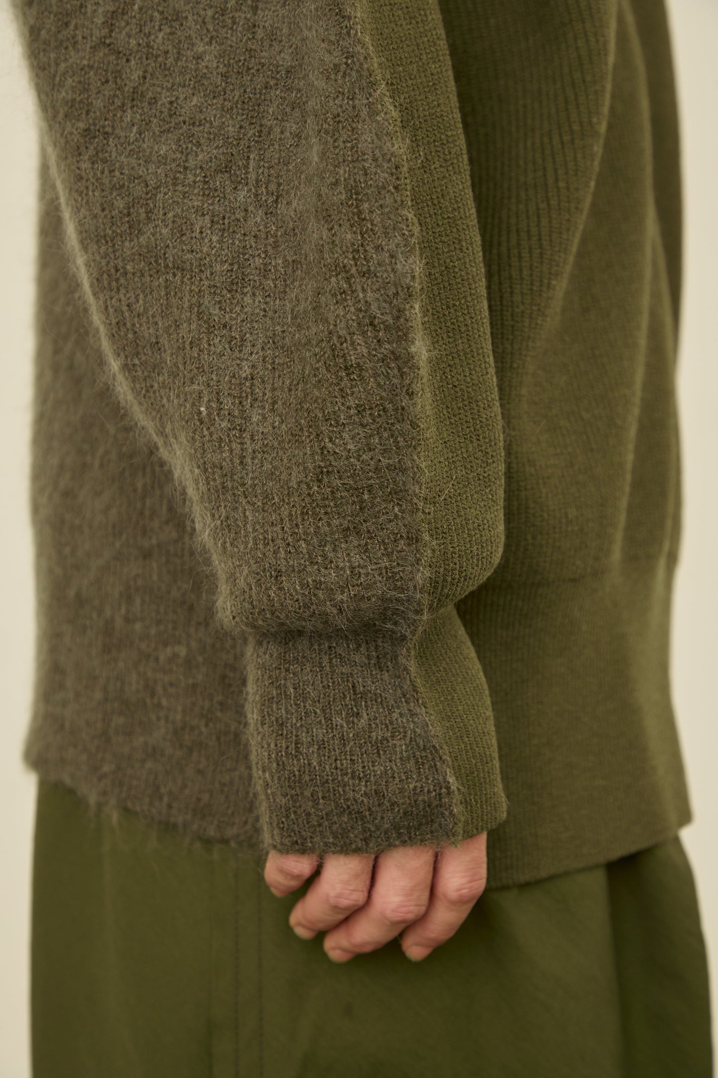 i'm here : " SWITCH " DRIVER`S KNIT : / BLACK