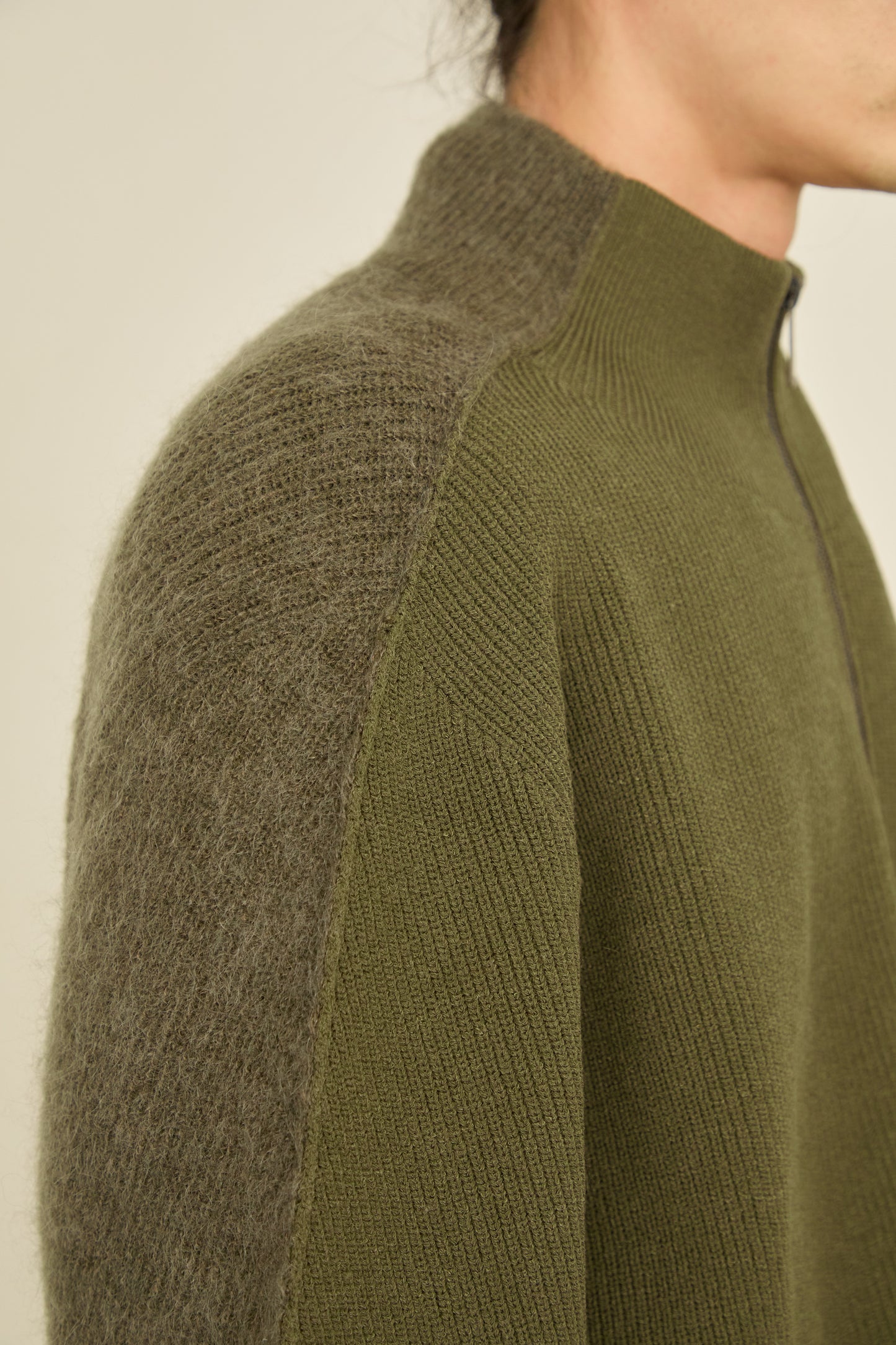i'm here : " SWITCH " DRIVER`S KNIT : / BROWN