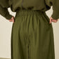 i'm here : " SLIT " PANTS :  / BEIGE