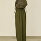 i'm here : " SLIT " PANTS :  / KHAKI