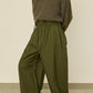 i'm here : " SLIT " PANTS :  / KHAKI