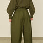 i'm here : " SLIT " PANTS :  / KHAKI