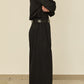 i'm here : " BOX " DENIM PANTS : / BLACK