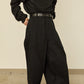 i'm here : " BOX " DENIM PANTS : / BLACK