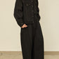 i'm here : " TWIST " SLEEVE DENIM JACKET : / BLACK