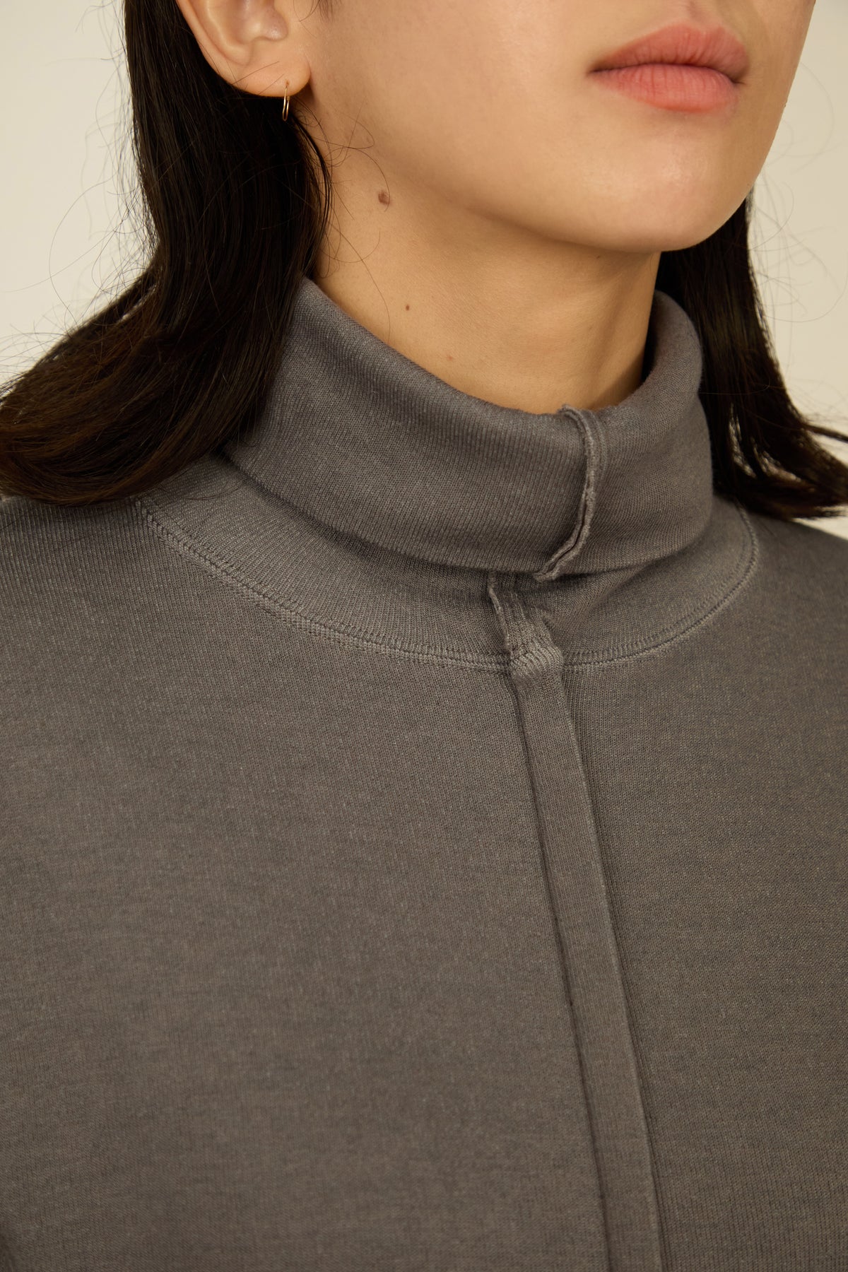 i'm here : " SLIT " JERSEY : ONE PIECE / GRAY