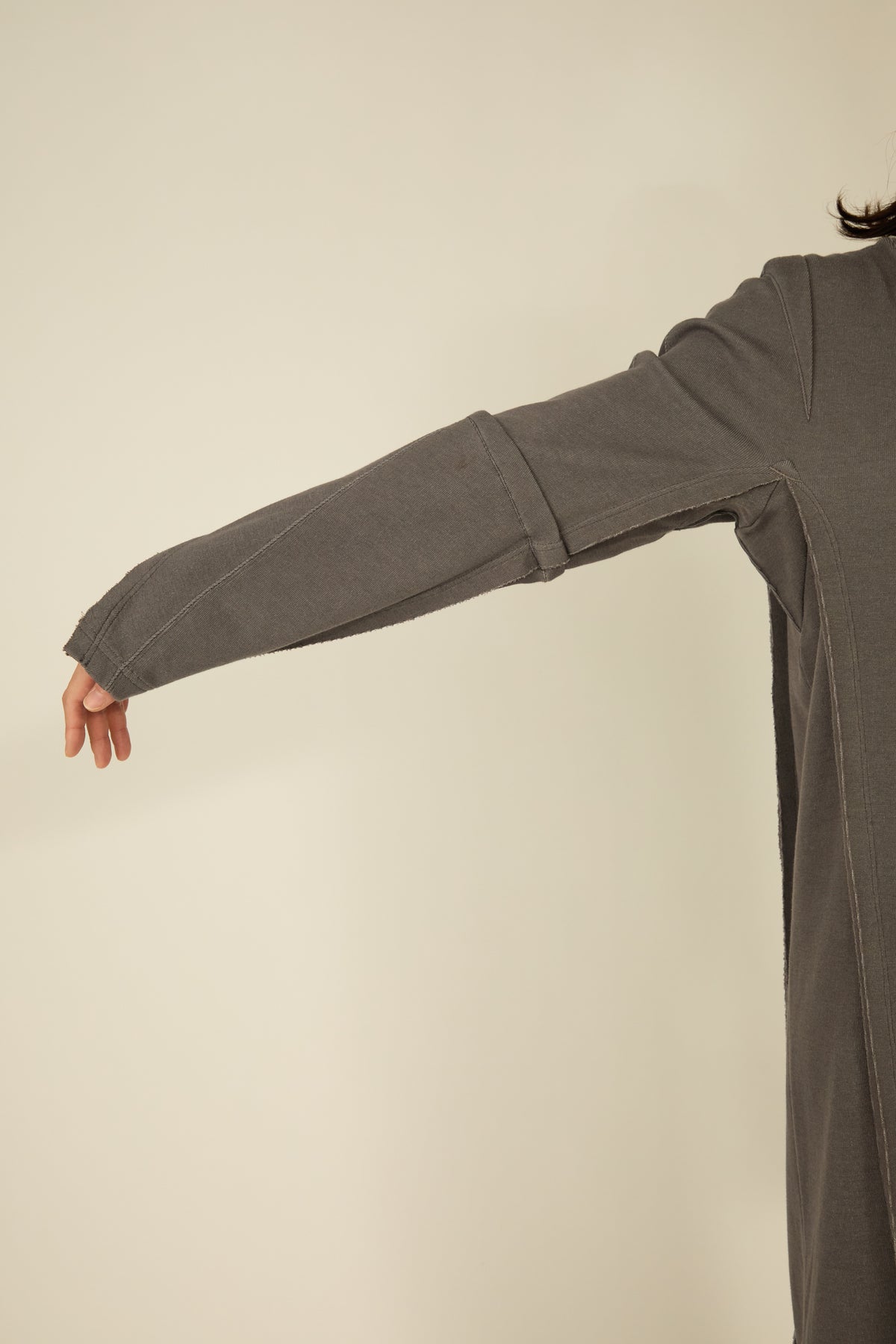 i'm here : " SLIT " JERSEY : ONE PIECE / GRAY