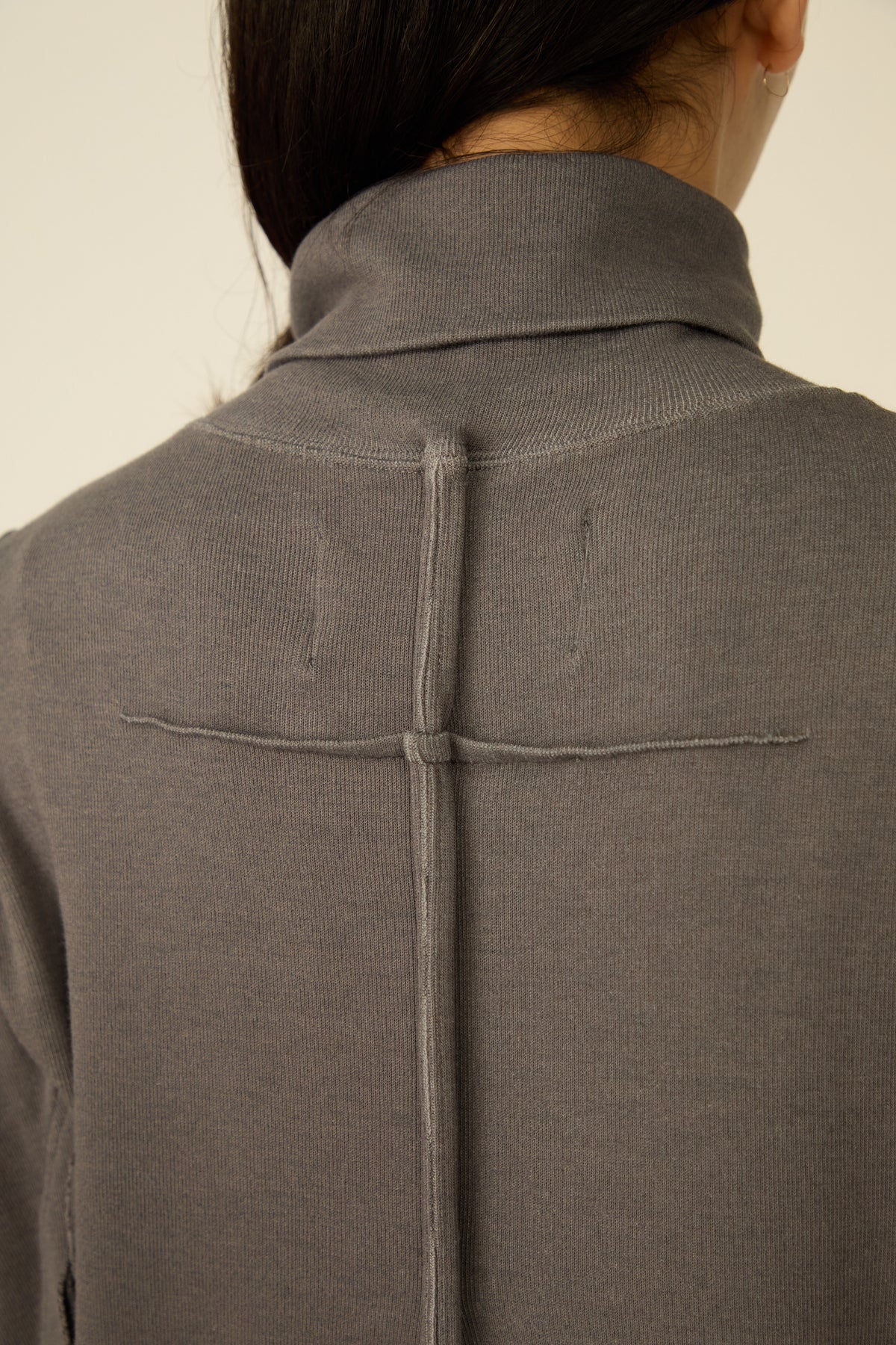 i'm here : " SLIT " JERSEY : ONE PIECE / GRAY