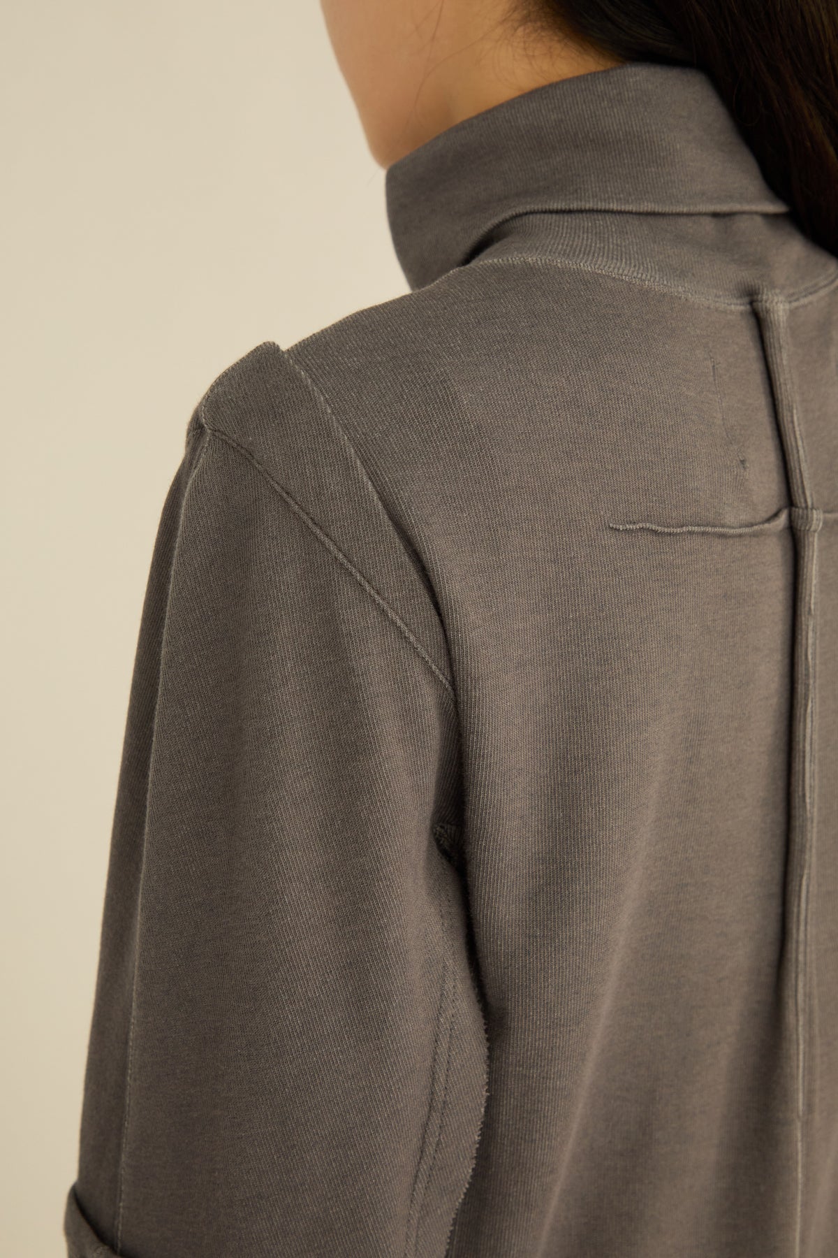i'm here : " SLIT " JERSEY : ONE PIECE / GRAY