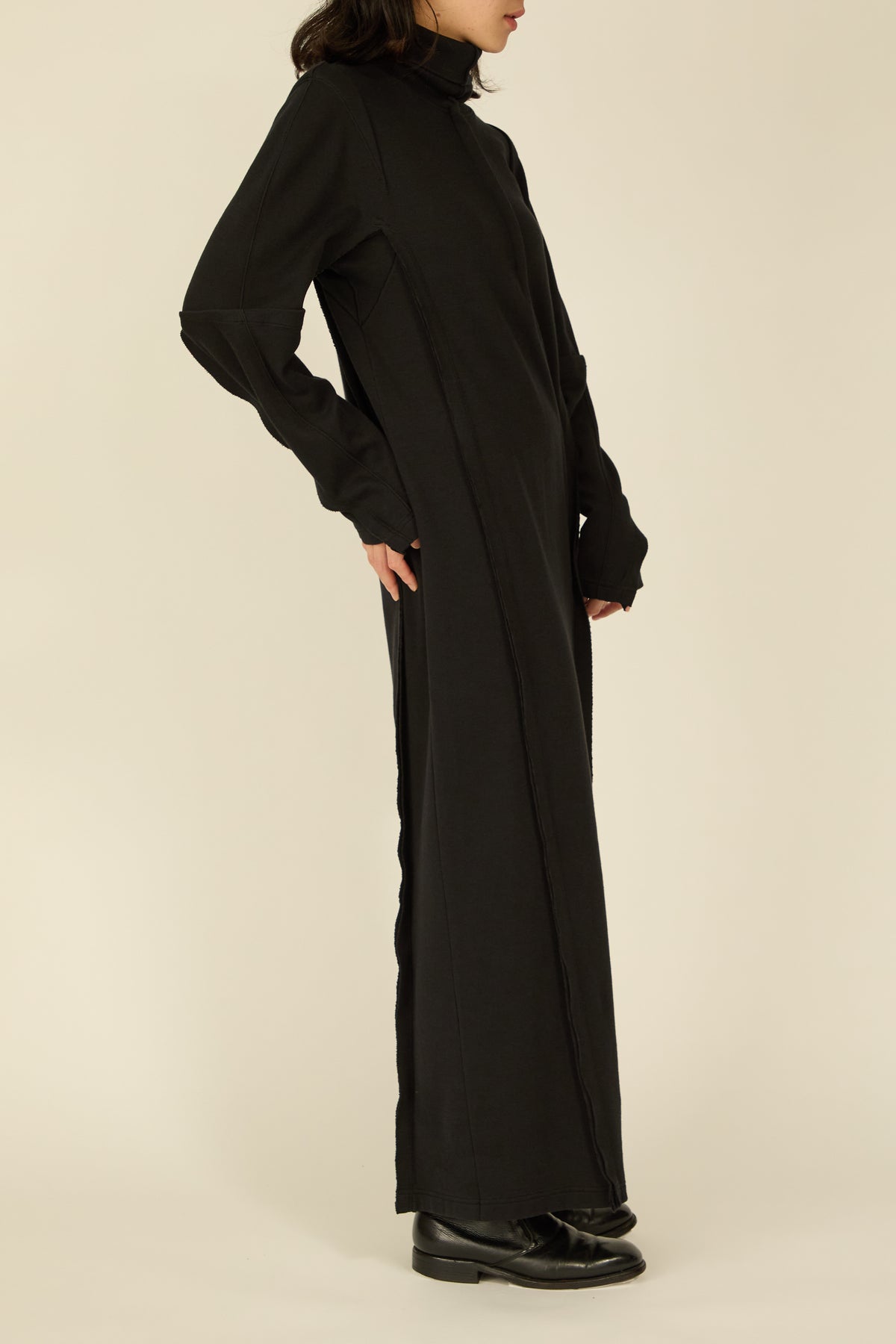 i'm here : " SLIT " JERSEY : ONE PIECE / BLACK