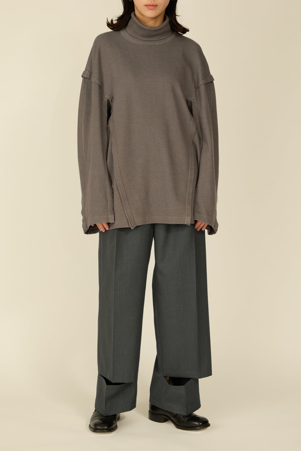 i'm here : " SLIT " JERSEY : / GRAY