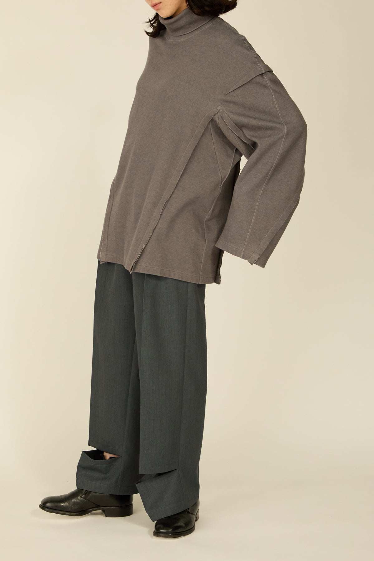 i'm here : " SLIT " JERSEY : / GRAY