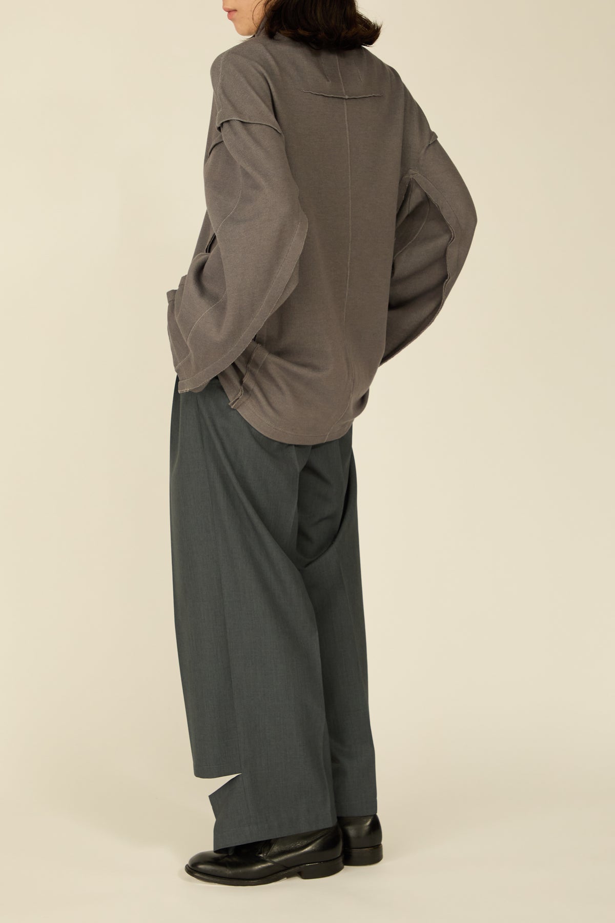 i'm here : " SLIT " JERSEY : / GRAY