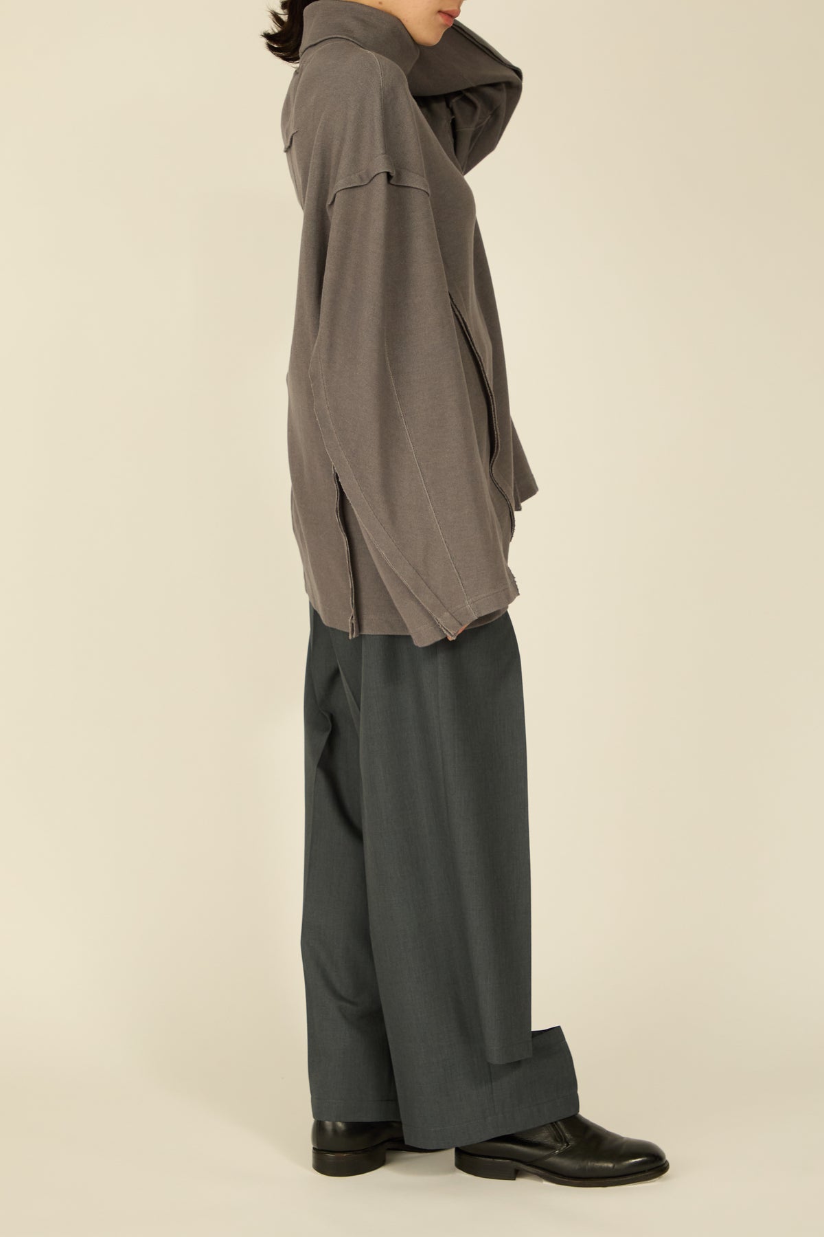 i'm here : " SLIT " JERSEY : / GRAY