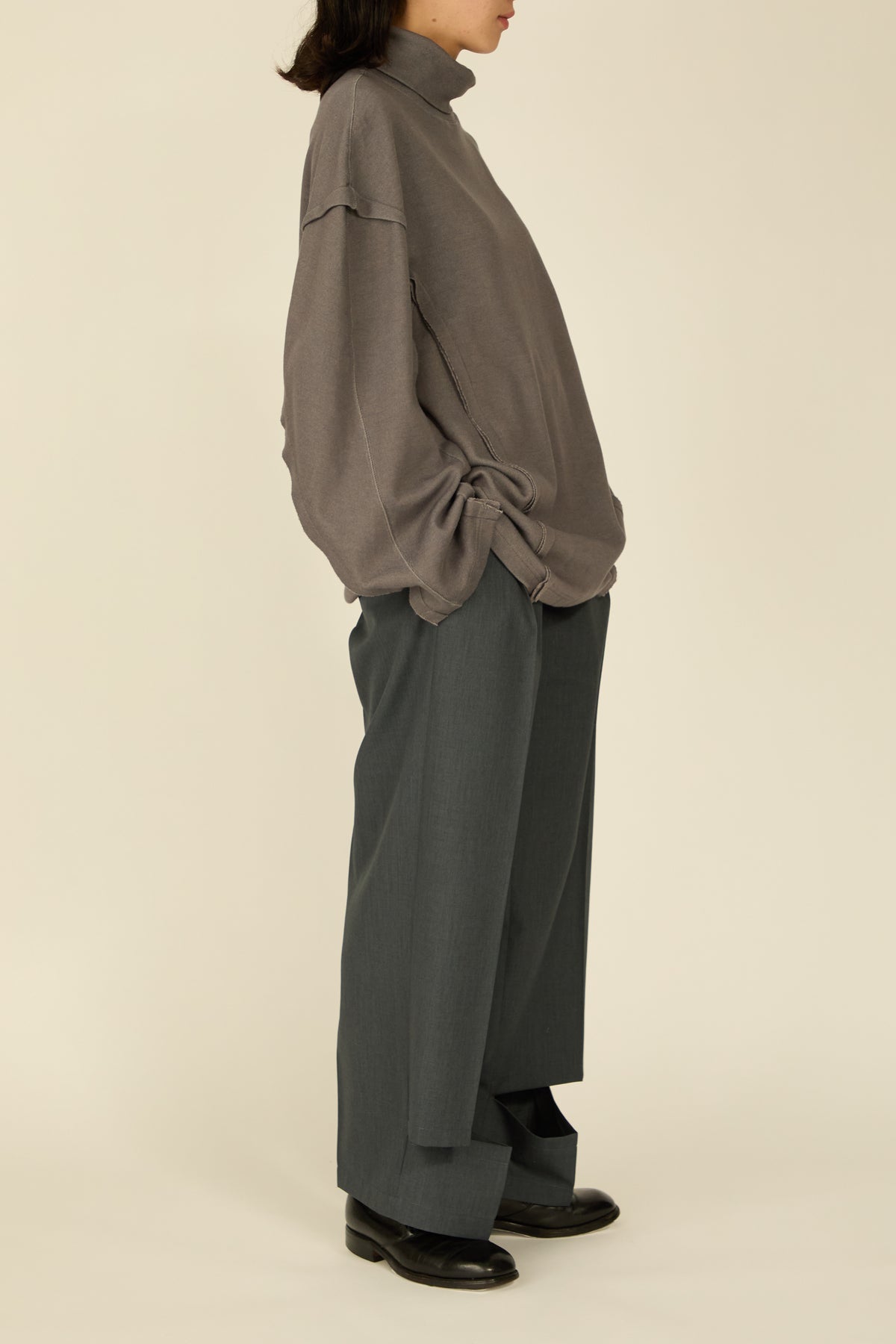i'm here : " SLIT " JERSEY : / GRAY
