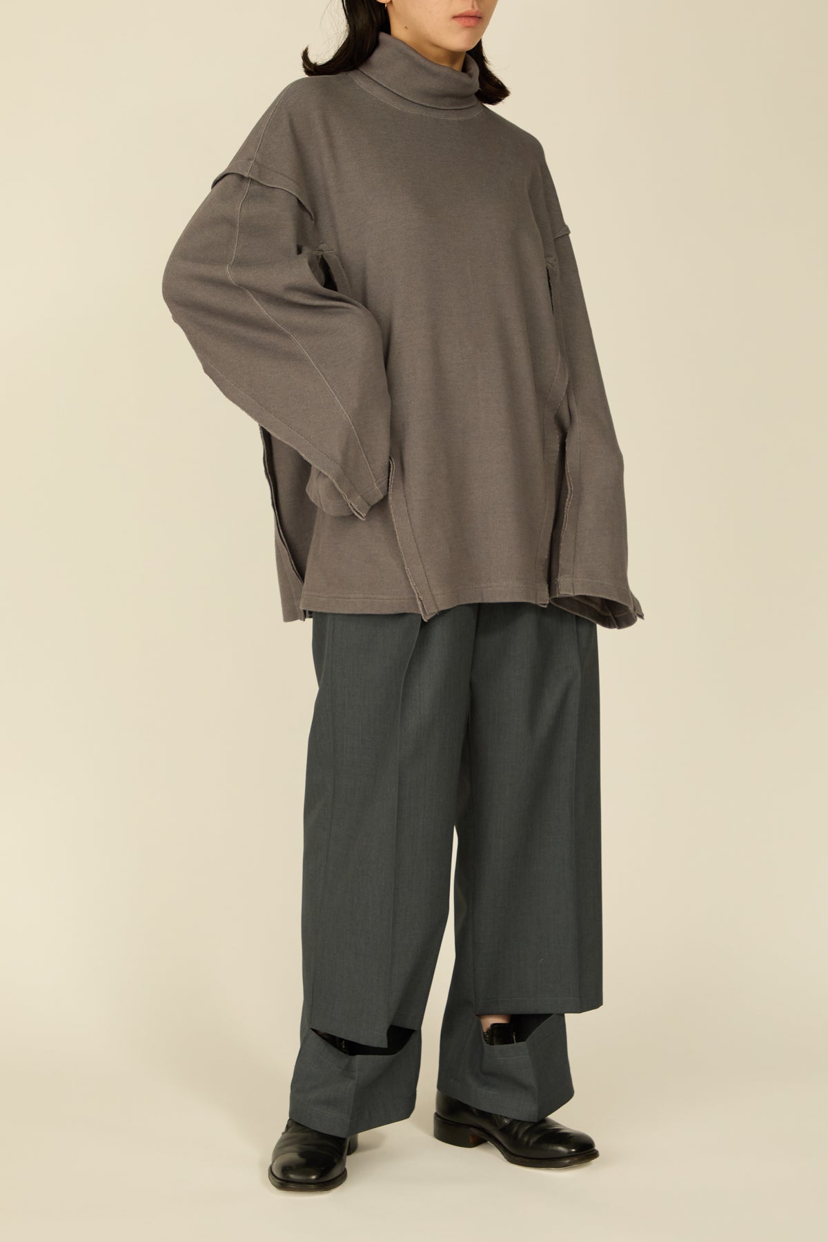 i'm here : " SLIT " JERSEY : / GRAY